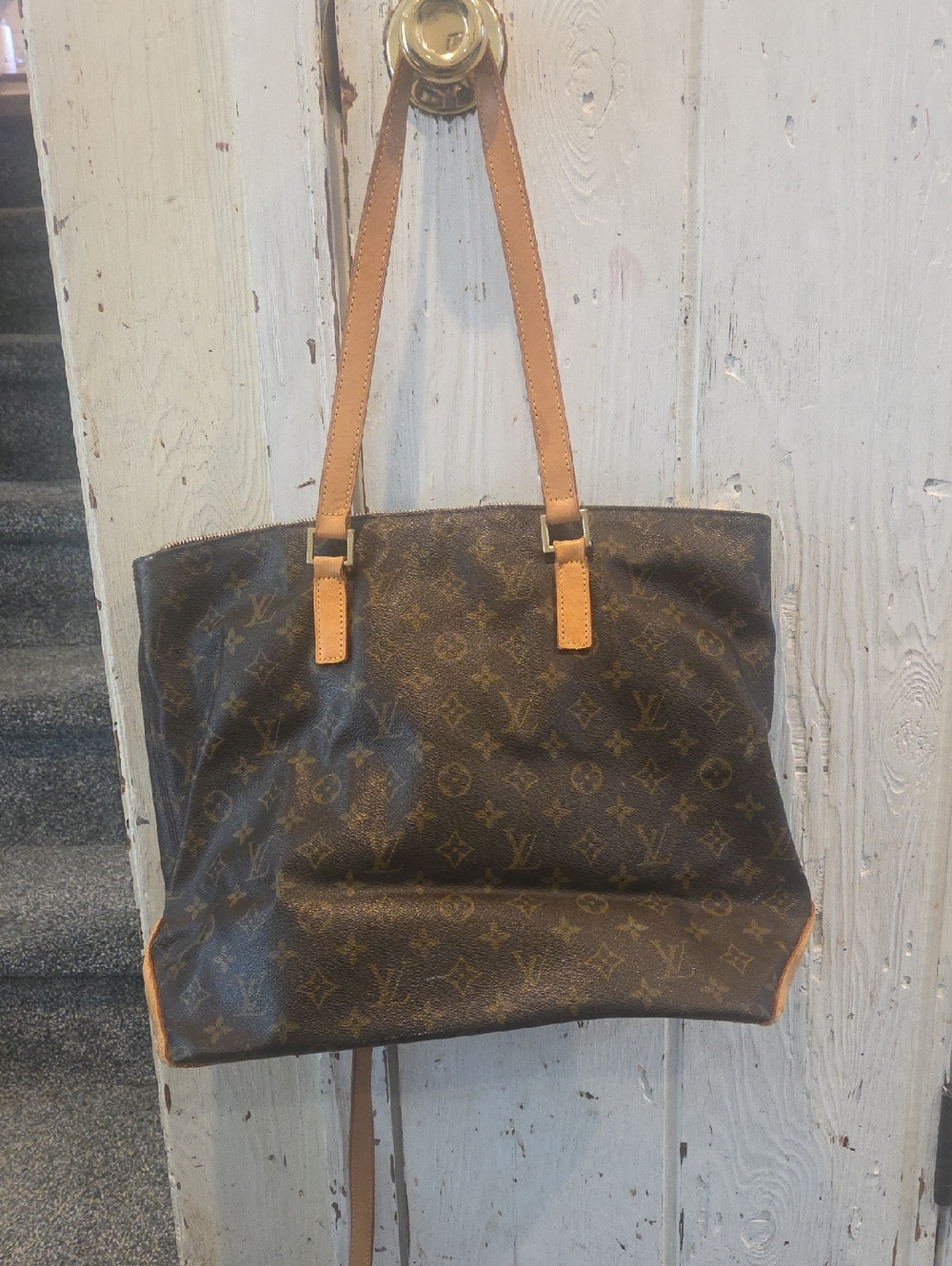 Louis Vuitton Monogram Canvas Tote - Brown and Tan